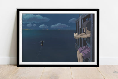 Studio Ghibli - Journey to Nowhere - Art Only - Black Frame