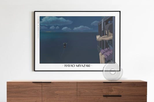 Studio Ghibli - Journey to Nowhere - Artist Name with Decor