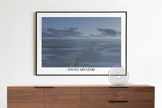 Studio Ghibli - Tracks Through the Mist - Artist Name with Decor