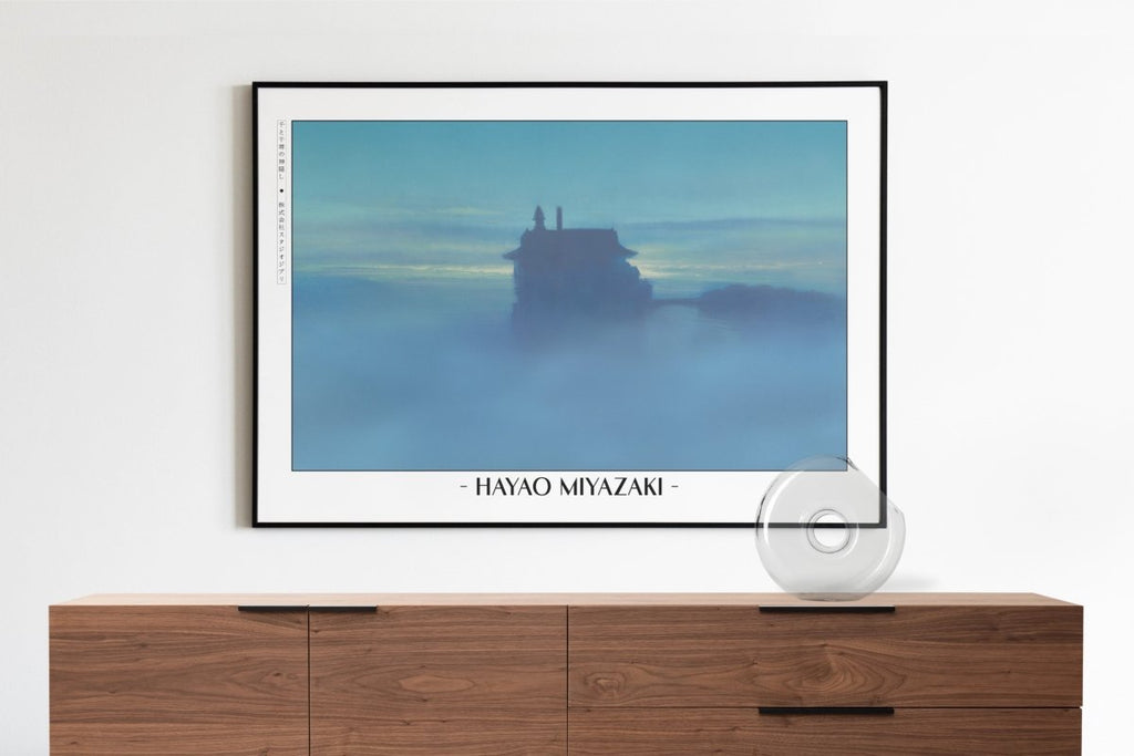 Studio Ghibli - Lost in the Haze - Artist Name with Decor