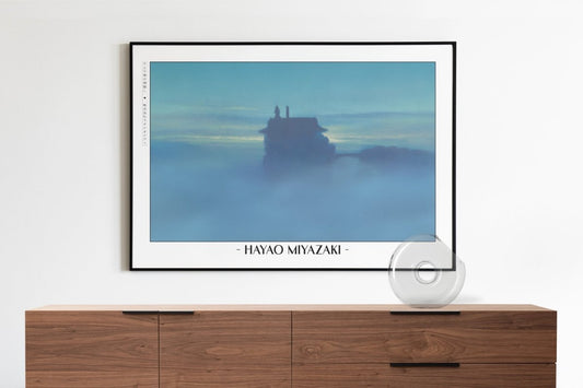 Studio Ghibli - Lost in the Haze - Artist Name with Decor