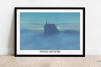 Studio Ghibli - Lost in the Haze - Artist Name - Black Frame
