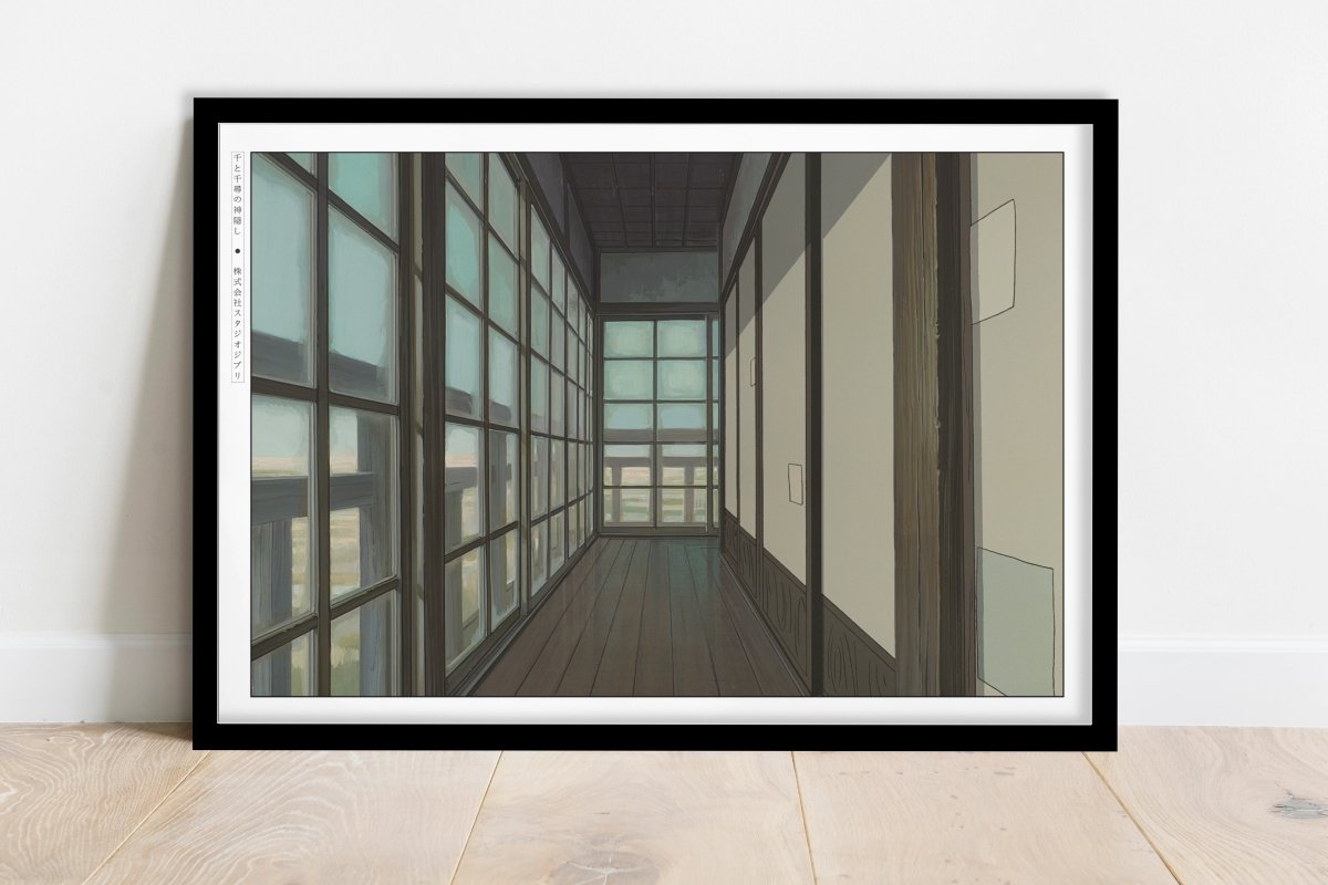 Studio Ghibli - Another World - Art Only - Black Frame