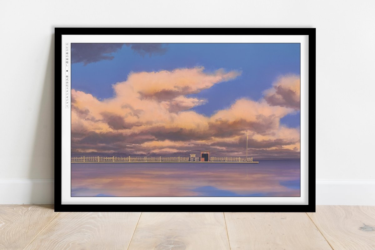 Studio Ghibli - Steamlight - Art Only - Black Frame