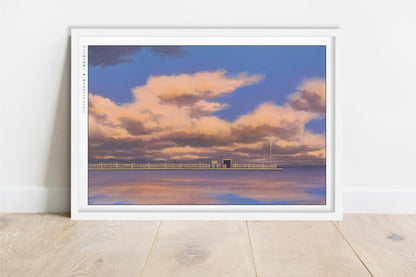 Studio Ghibli - Steamlight - Art Only - White Frame