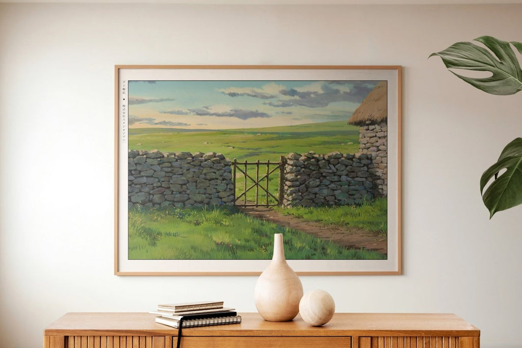 Studio Ghibli - Gated Horizon - Art Only with Decor