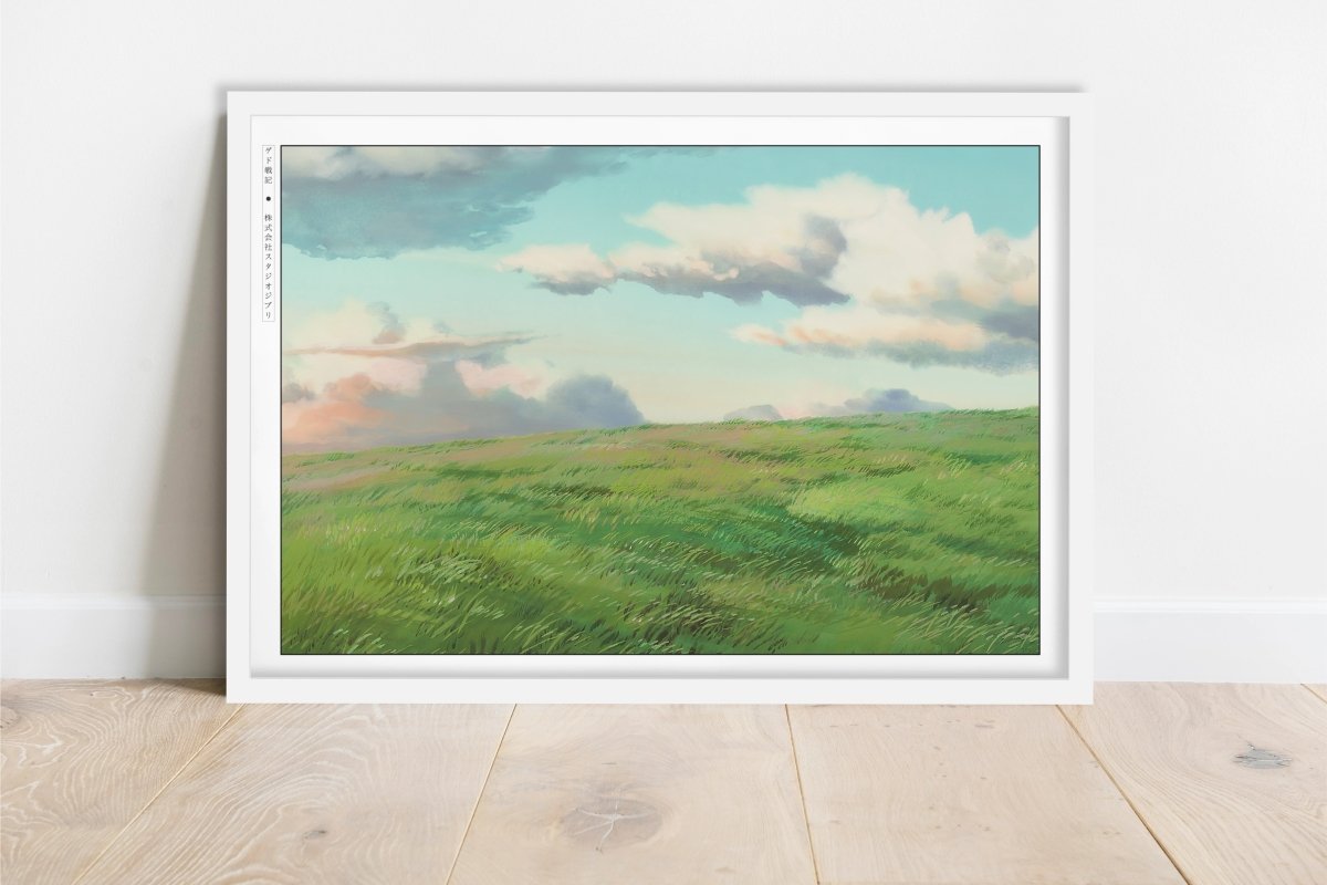 Studio Ghibli - Where Magic Fades - Art Only - White Frame