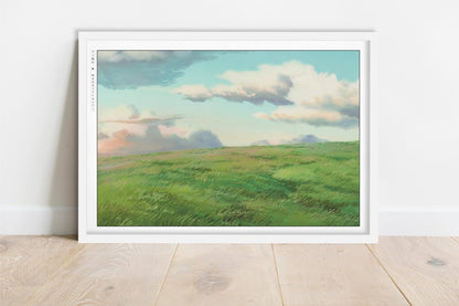 Studio Ghibli - Where Magic Fades - Art Only - White Frame