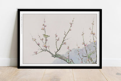 Studio Ghibli - Falling Blossoms - Art Only - Black Frame