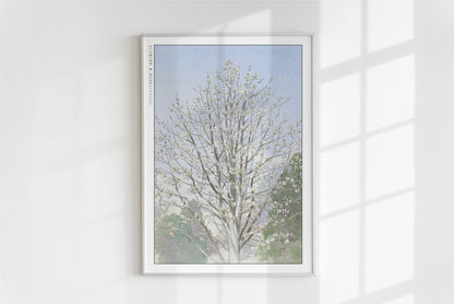 Studio Ghibli - Under the Silver Sky - Art Only - White Frame