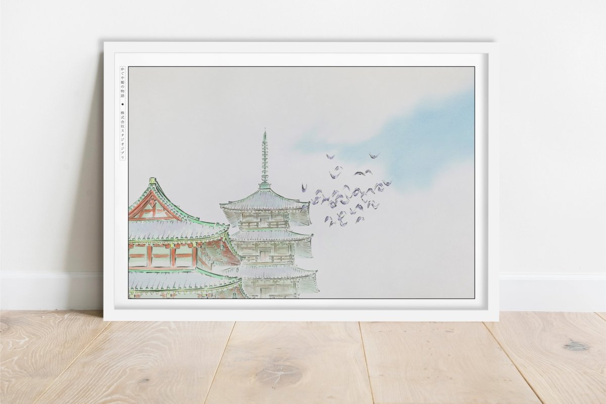 Studio Ghibli - Fleeting Beauty - Art Only - White Frame