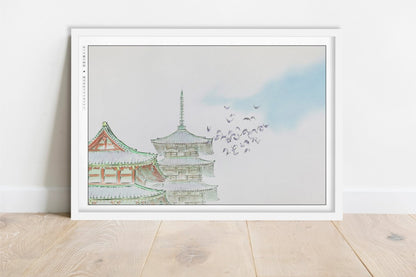 Studio Ghibli - Fleeting Beauty - Art Only - White Frame