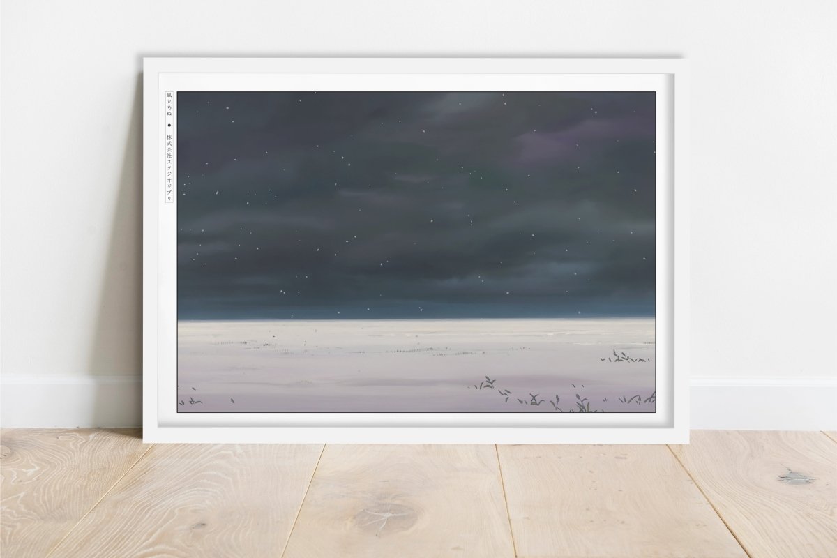 Studio Ghibli - Horizon's Edge - Art Only - White Frame