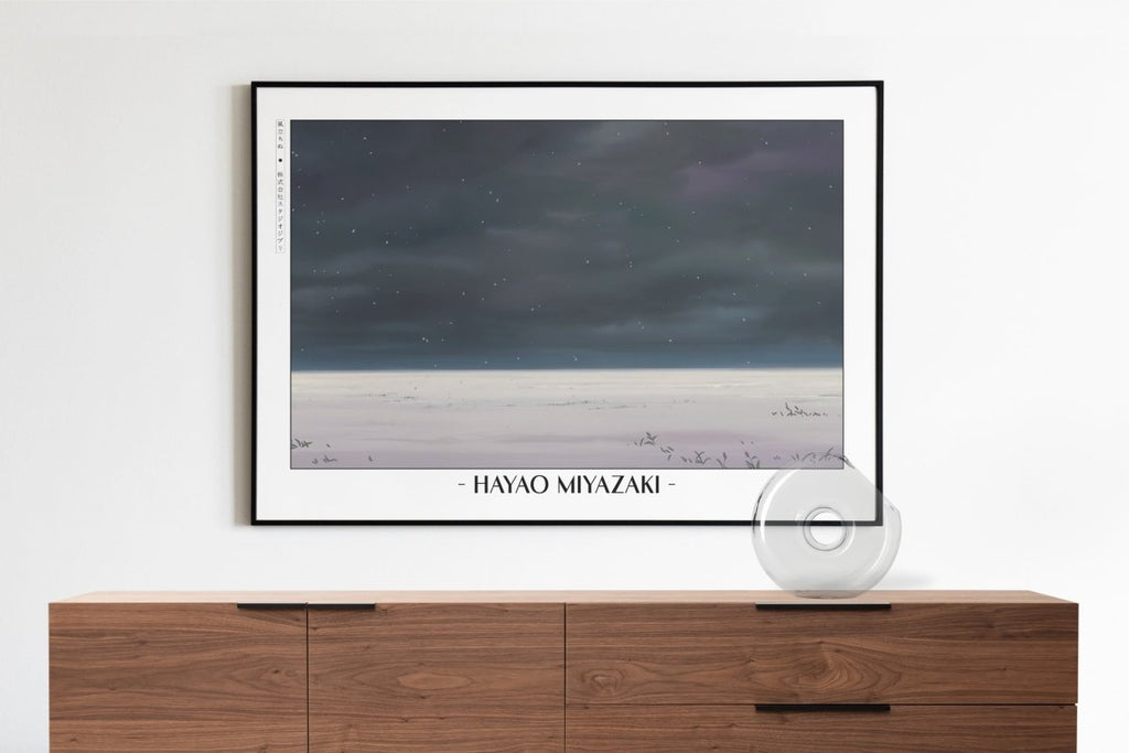 Studio Ghibli - Horizon's Edge - Artist Name with Decor