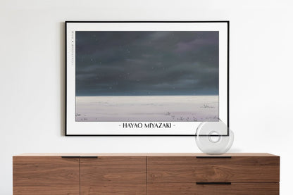 Studio Ghibli - Horizon's Edge - Artist Name with Decor