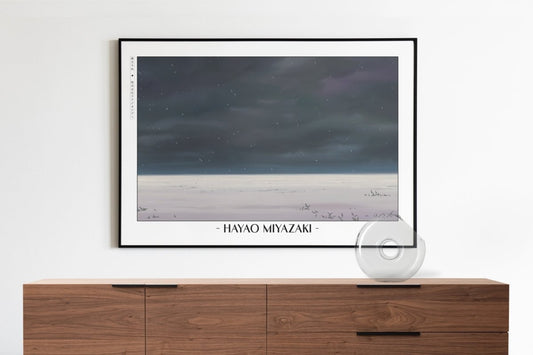 Studio Ghibli - Horizon's Edge - Artist Name with Decor