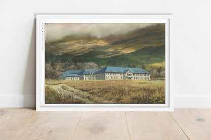 Studio Ghibli - Manor in the Wild - Art Only - White Frame