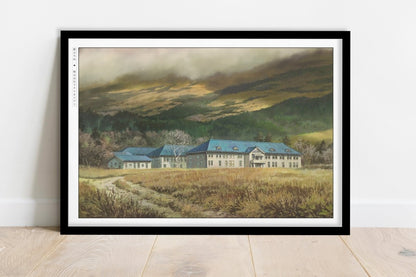 Studio Ghibli - Manor in the Wild - Art Only - Black Frame