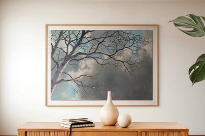 Studio Ghibli - Beneath the Clouds - Art Only with Decor