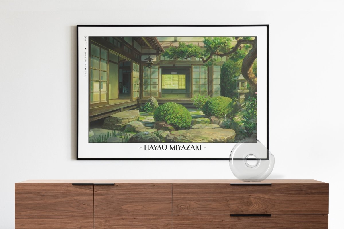 Studio Ghibli - Bonsai Garden - Artist Name with Decor