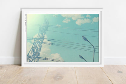 Studio Ghibli - Summer in the City - Art Only - White Frame