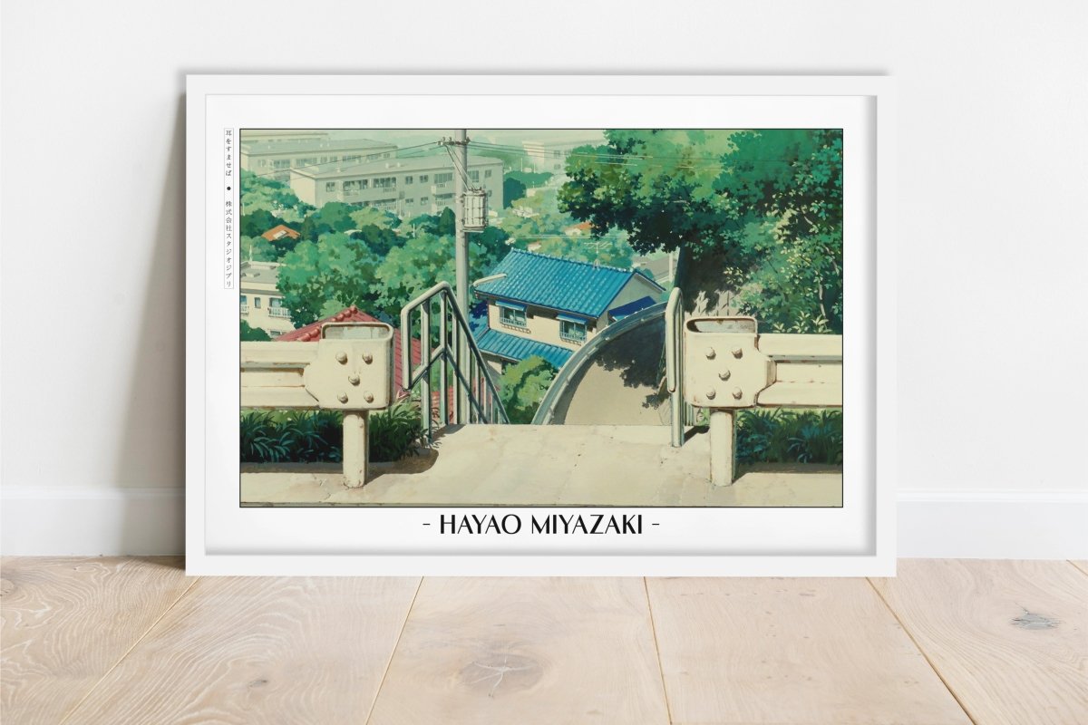 Studio Ghibli - Summer Memories - Artist Name - White Frame