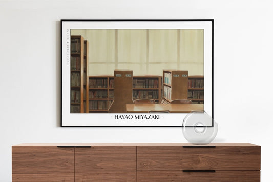 Studio Ghibli - Echoes of Youth - Artist Name with Decor