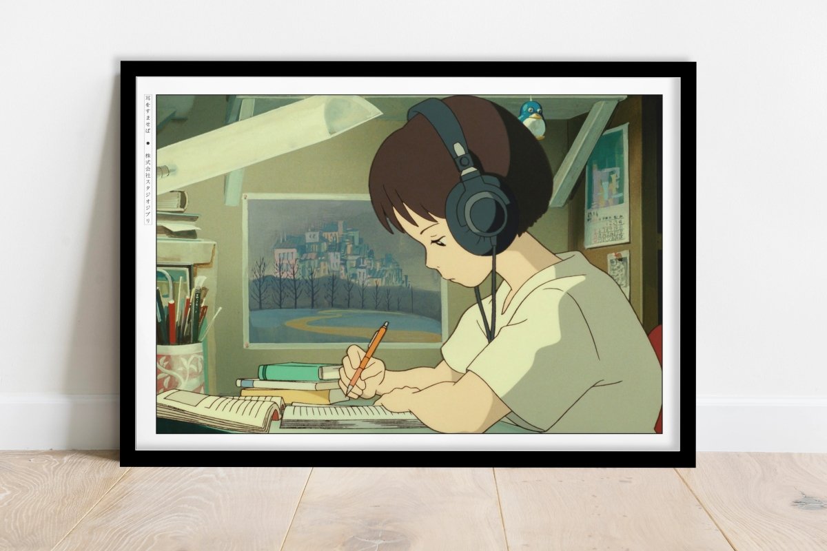 Studio Ghibli - Letters of Youth - Art Only - Black Frame