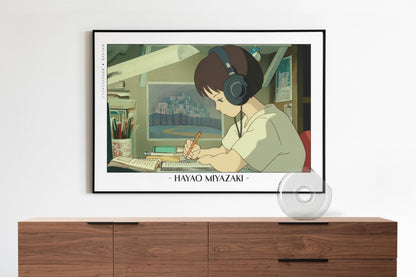 Studio Ghibli - Letters of Youth - Artist Name with Decor