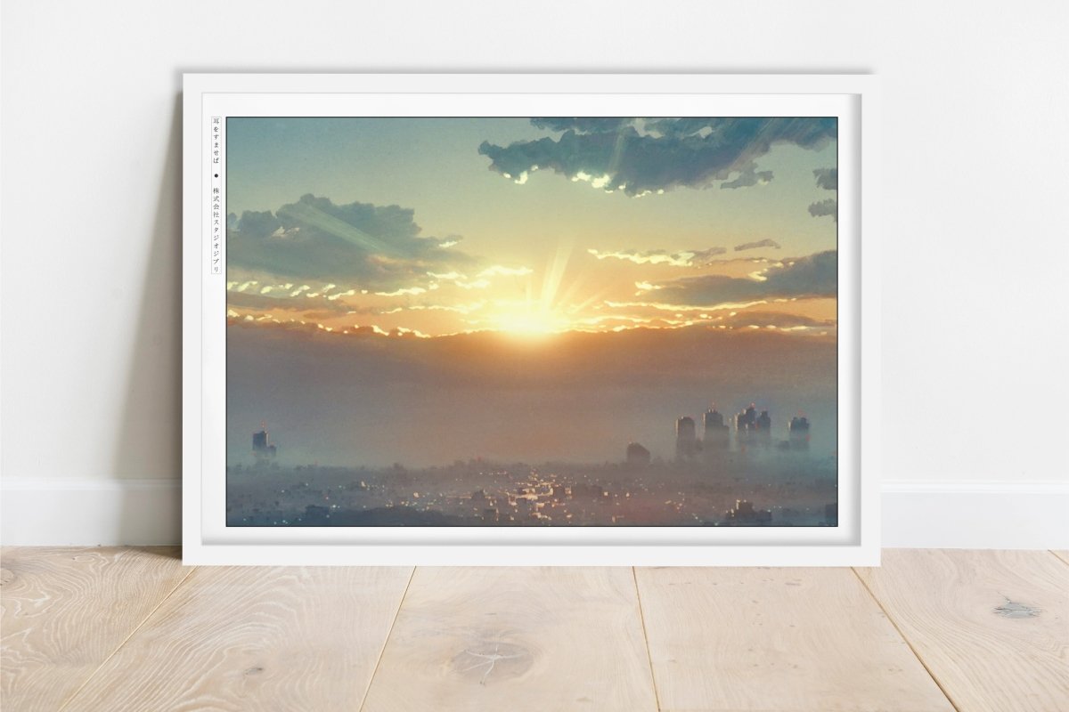 Studio Ghibli - A Promise at Dusk - Art Only - White Frame