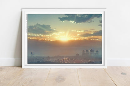 Studio Ghibli - A Promise at Dusk - Art Only - White Frame