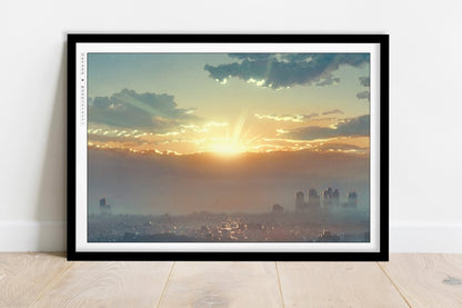 Studio Ghibli - A Promise at Dusk - Art Only - Black Frame