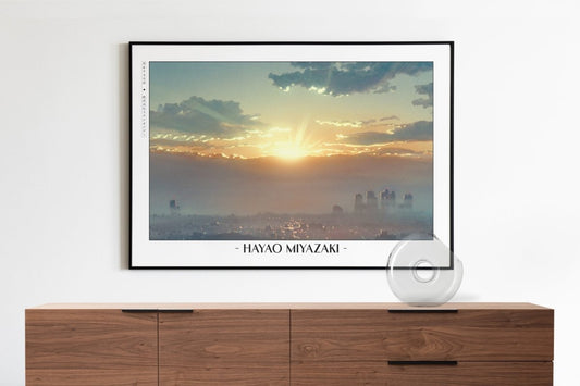 Studio Ghibli - A Promise at Dusk - Artist Name with Decor