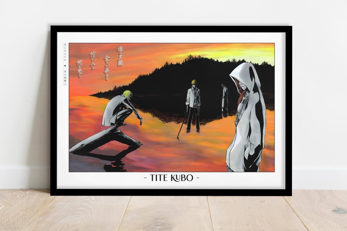 Kubo - Sunset - Artist Name - Black Frame