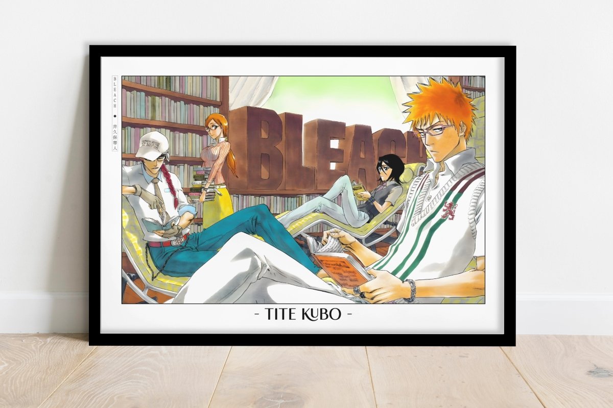 Kubo - Reading Manga - Artist Name - Black Frame