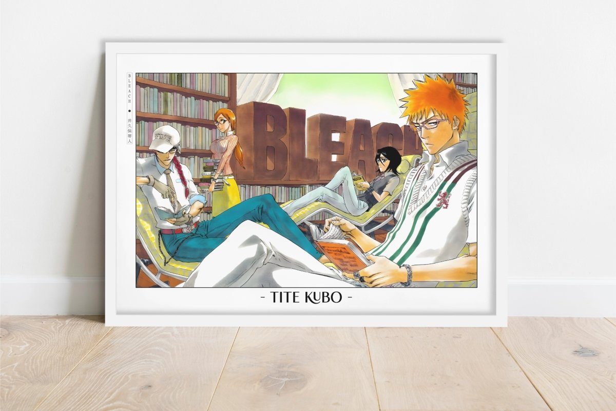Kubo - Reading Manga - Artist Name - White Frame