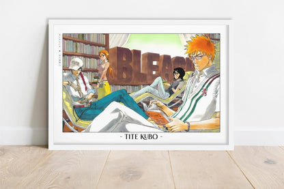 Kubo - Reading Manga - Artist Name - White Frame