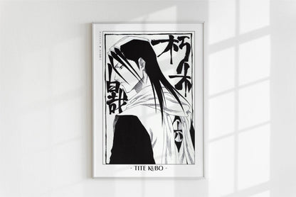 Kubo - Byakuya Kuchiki - Artist Name - White Frame