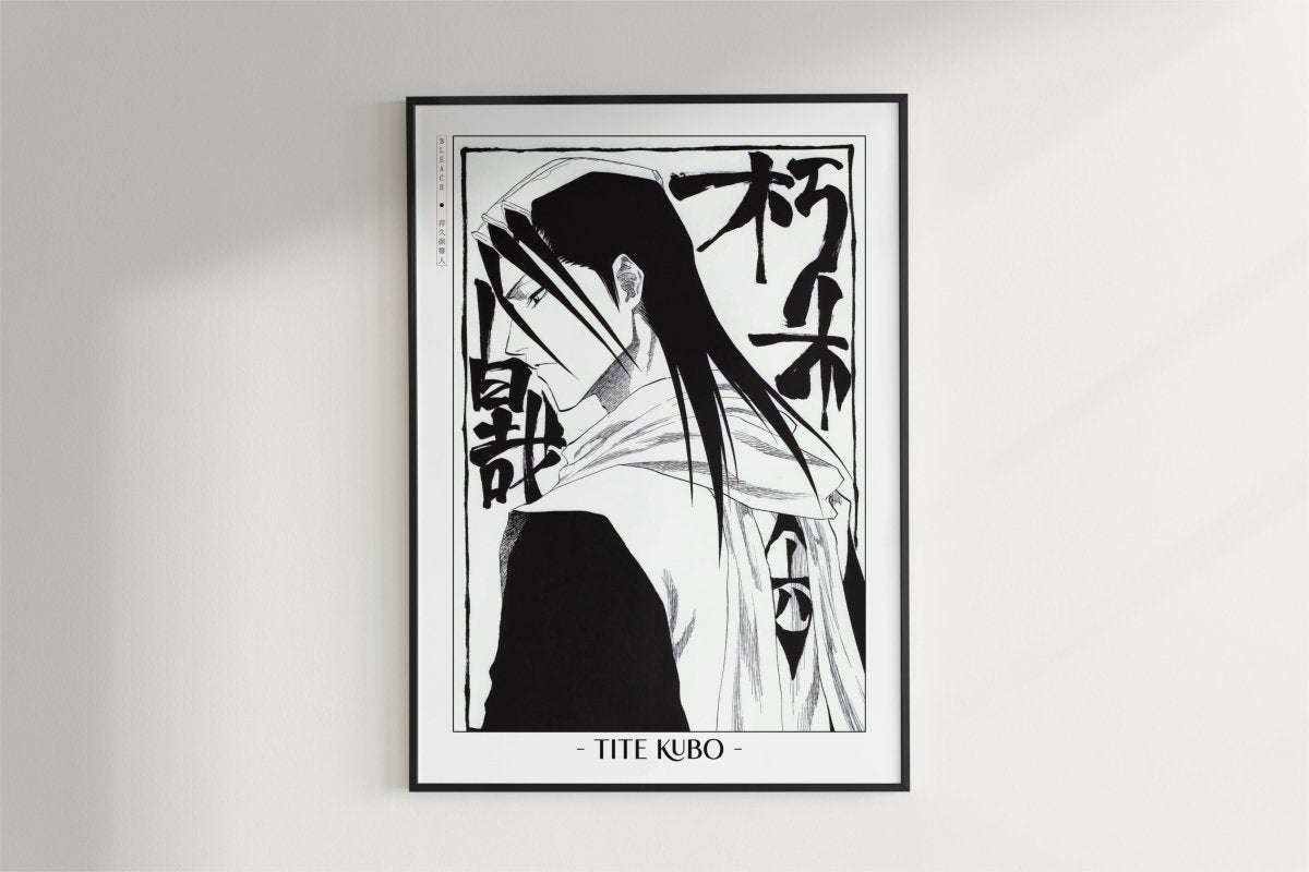 Kubo - Byakuya Kuchiki - Artist Name - Black Frame