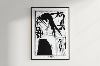 Kubo - Byakuya Kuchiki - Artist Name - Black Frame