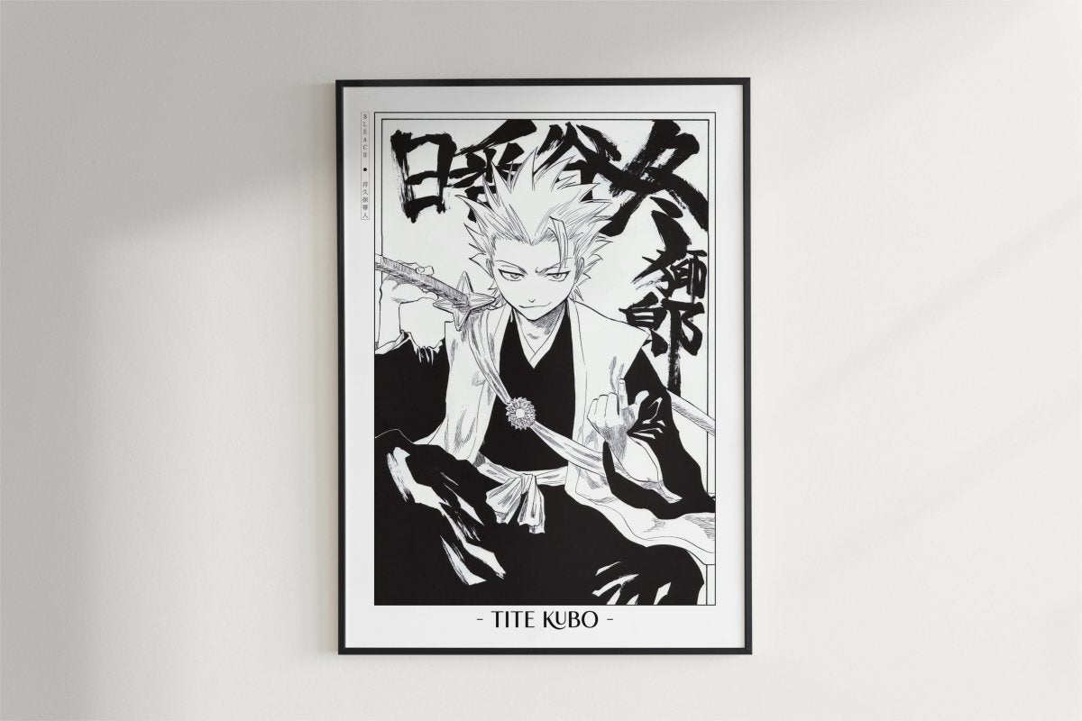 Kubo - Toshiro Hitsugaya - Artist Name - Black Frame