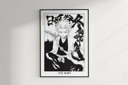 Kubo - Toshiro Hitsugaya - Artist Name - Black Frame