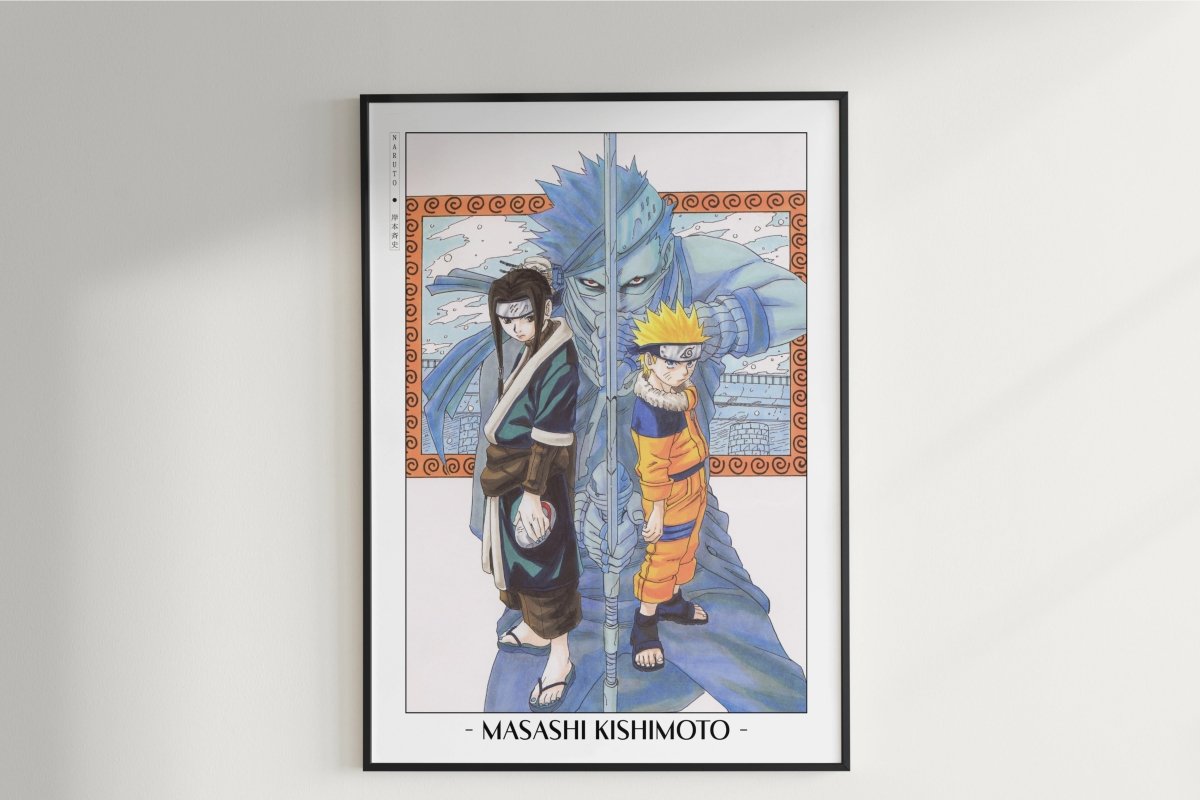 Kishimoto - Land of Waves - Artist Name Unframed