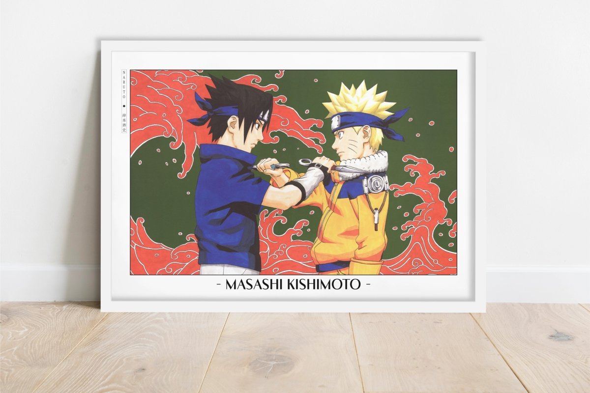 Kishimoto - Young Rivals - Artist Name - White Frame