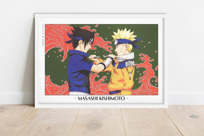 Kishimoto - Young Rivals - Artist Name - White Frame
