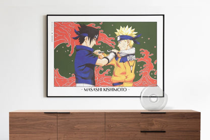 Kishimoto - Young Rivals - Artist Name with Decor