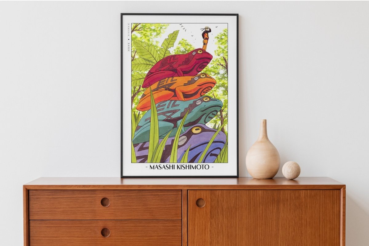 Kishimoto - Mount Myoboku - Artist Name with Decor