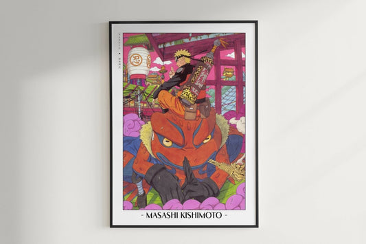 Kishimoto - Gamakichi - Artist Name Unframed