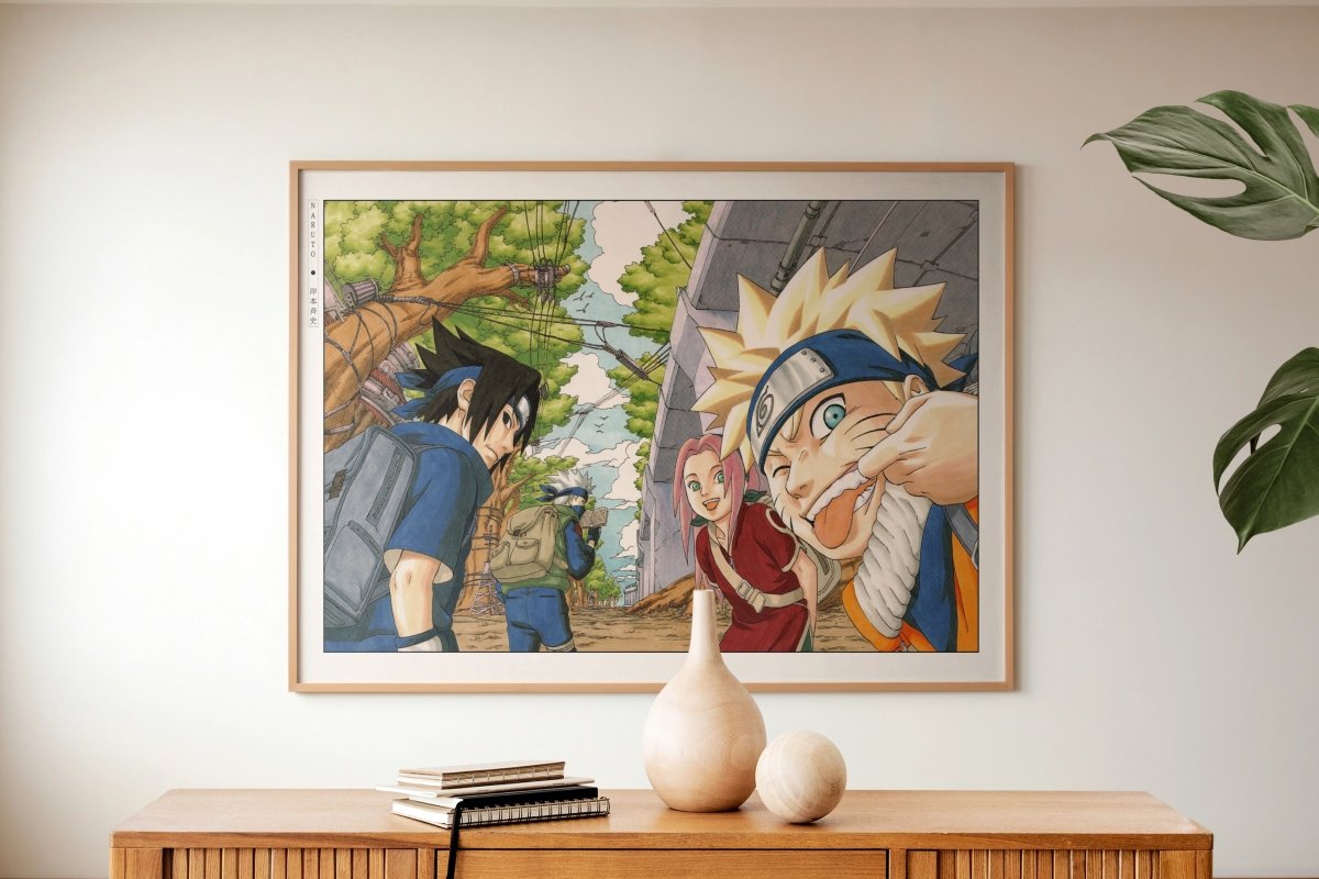 Kishimoto - Team 7 - Art Only with Decor
