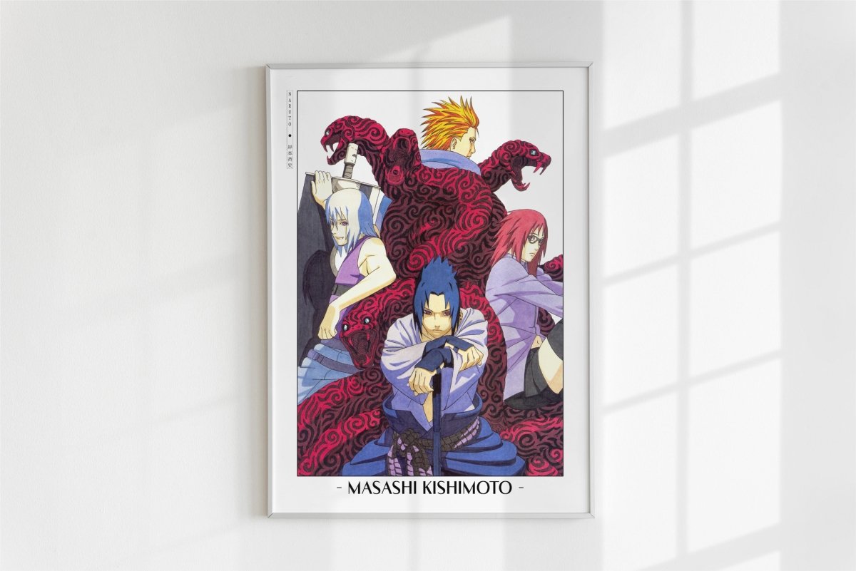 Kishimoto - Hebi - Artist Name - White Frame